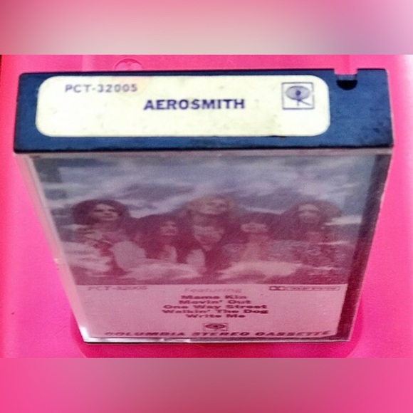 Vintage 1973 AEROSMITH Self Titled Debut Album Columbia CBS Cassette Tape - Picture 8 of 8